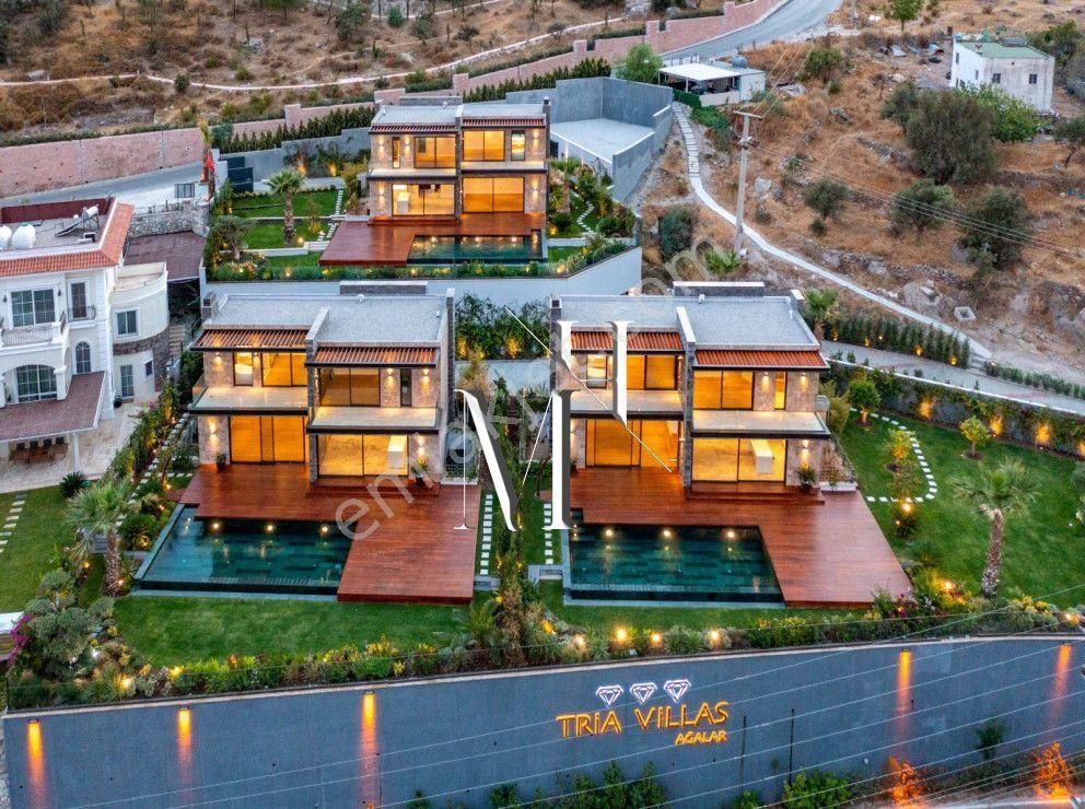 Bodrum Türkbükü Satılık Villa  Mutluol proje'den bodrum türkbükü'nde özel sitede 3 adet villa