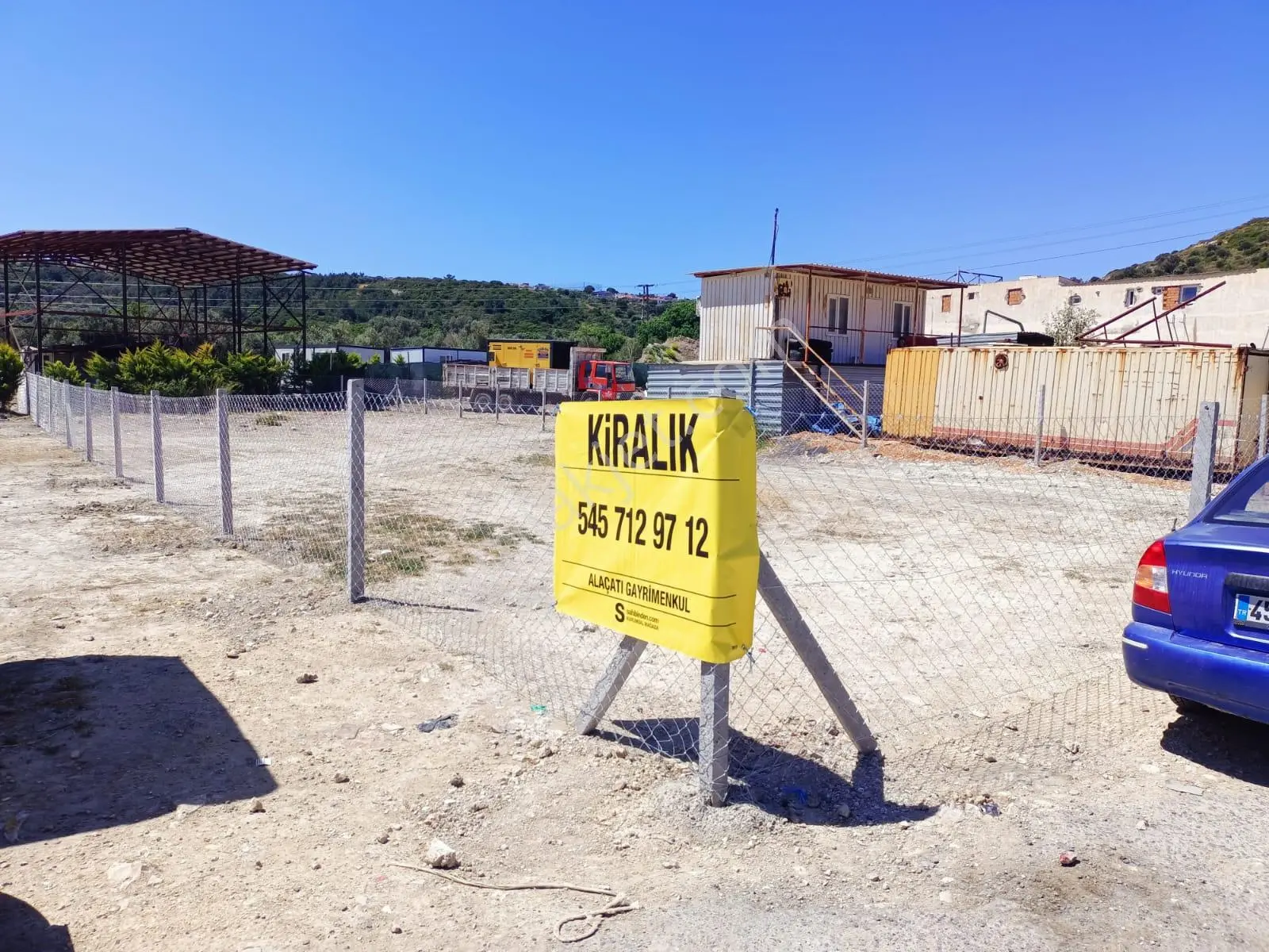 Alaçatı Gayrimenkulden Çeşme Sanayi Sitesi İçinde Kiralık Arsa... - Görsel 3