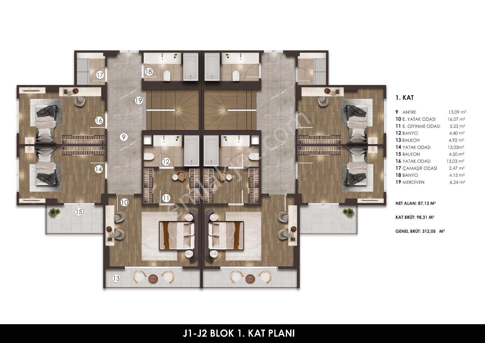 Lansmana Özel Satılık Lotus Manzara Büyükçekmece Villaları - Görsel 20