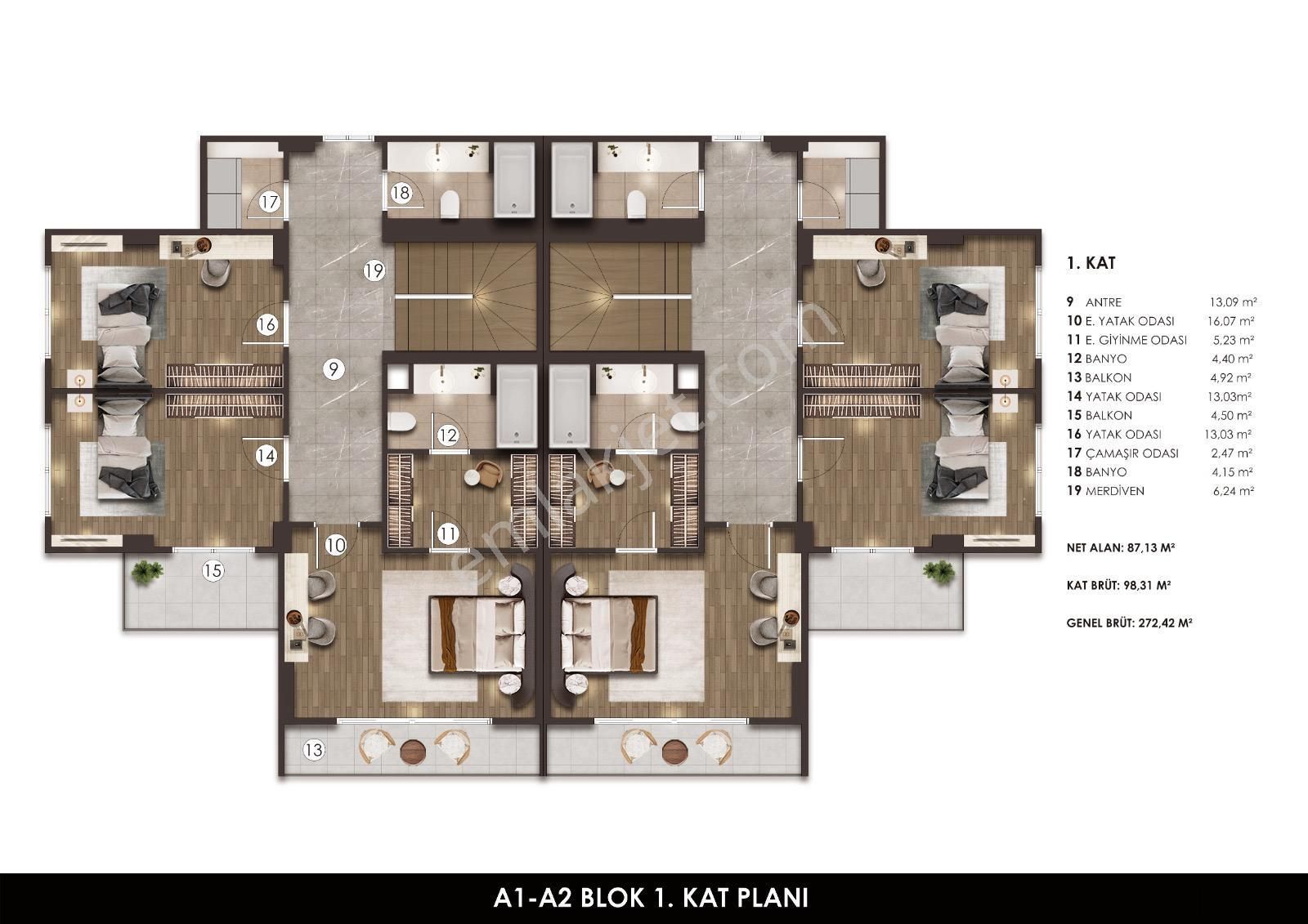 Lansmana Özel Satılık Lotus Manzara Büyükçekmece Villaları - Görsel 16