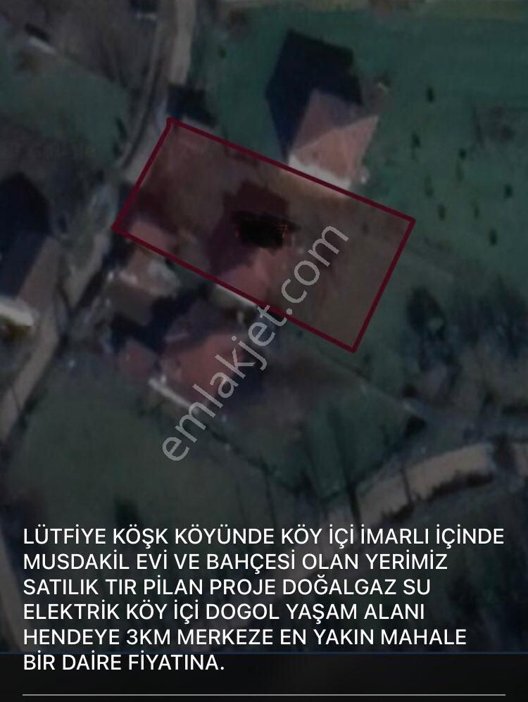 Hendek Lütfiyeköşk Satılık Daire SAKARYA HENDEK DAİRE FİYATINA MUSDAKİL EV 830m2 ARSA İCİNDE