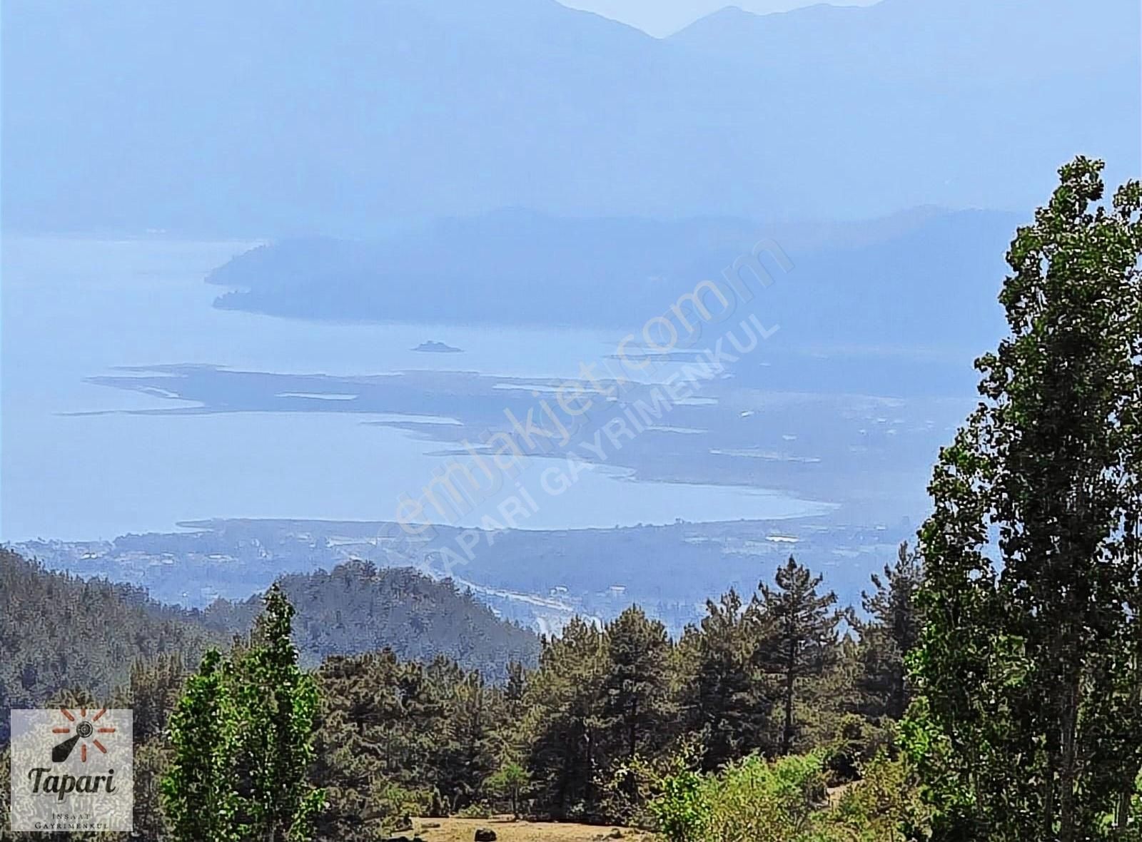 Köyceğiz Yayla Satılık Konut İmarlı TAPARİ den Köyceğizde 802 m İmarlı Göl Manz. Satılık Arsa