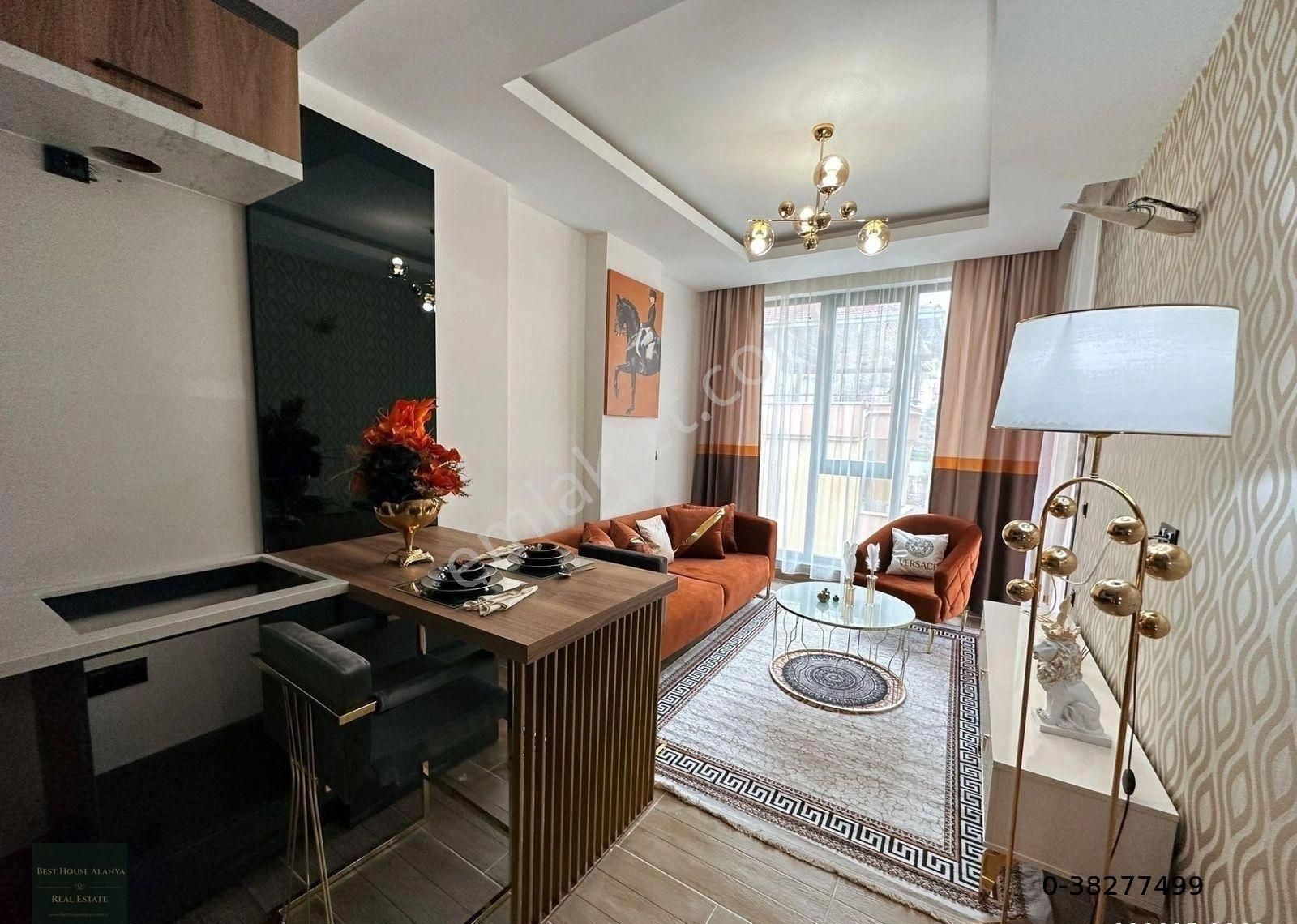 Alanya Mahmutlar Satılık Daire Apartment 1+1 with furniture 750m beach Mahmutlar