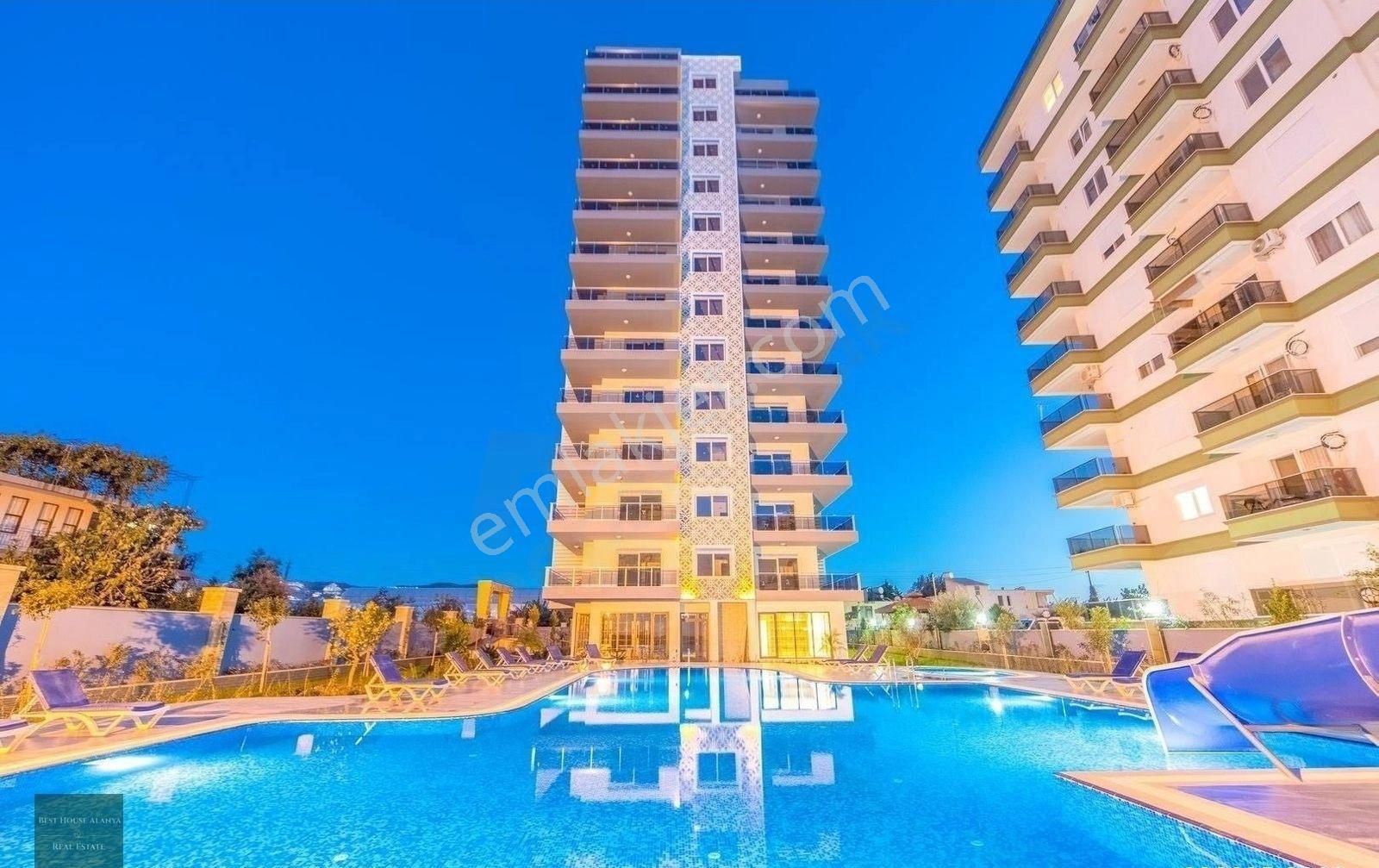 Alanya Mahmutlar Satılık Daire ALANYA MAHMUTLAR'DA SATILIK 1+1 LÜKS DENİZ MANZARALI DAİRE