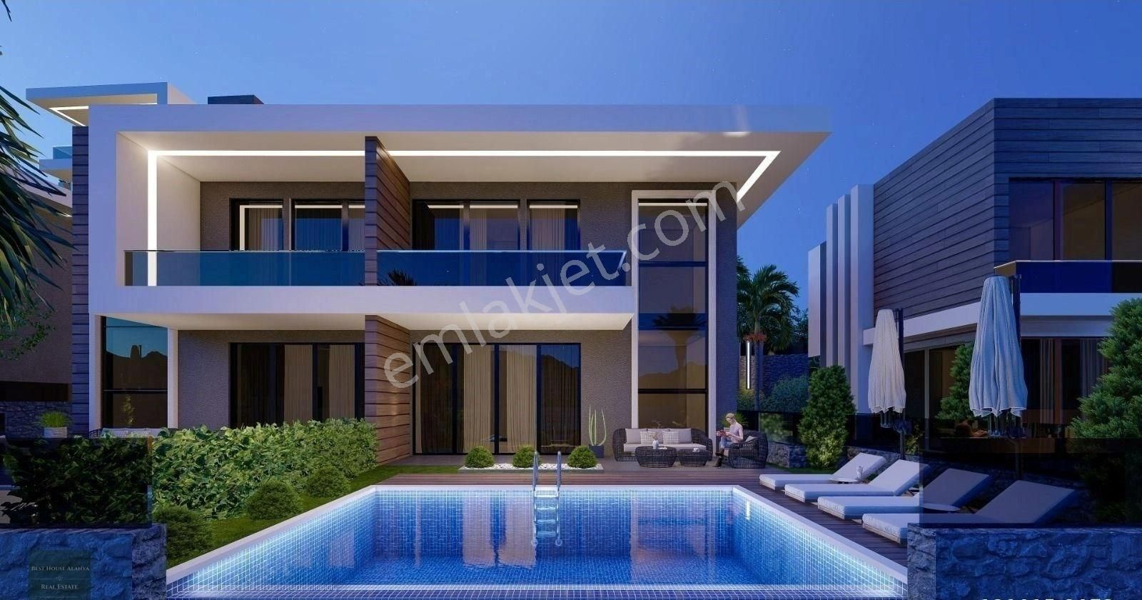 Alanya Tepe Satılık Villa ALANYA TEPE 4+1 ÖZEL HAVUZLU PREMIUM SATILIK LÜKS VİLLA