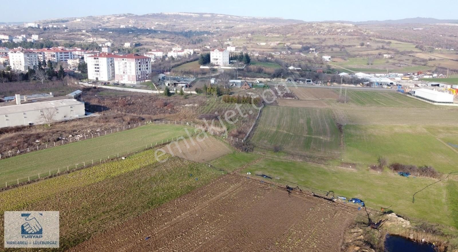 Vize Devlet Satılık Depo, Antrepo İzinli TURYAP'TAN VİZE DEVLET MAH.DEPOLAMA İMARLI 4652 m2 SATILIK ARSA