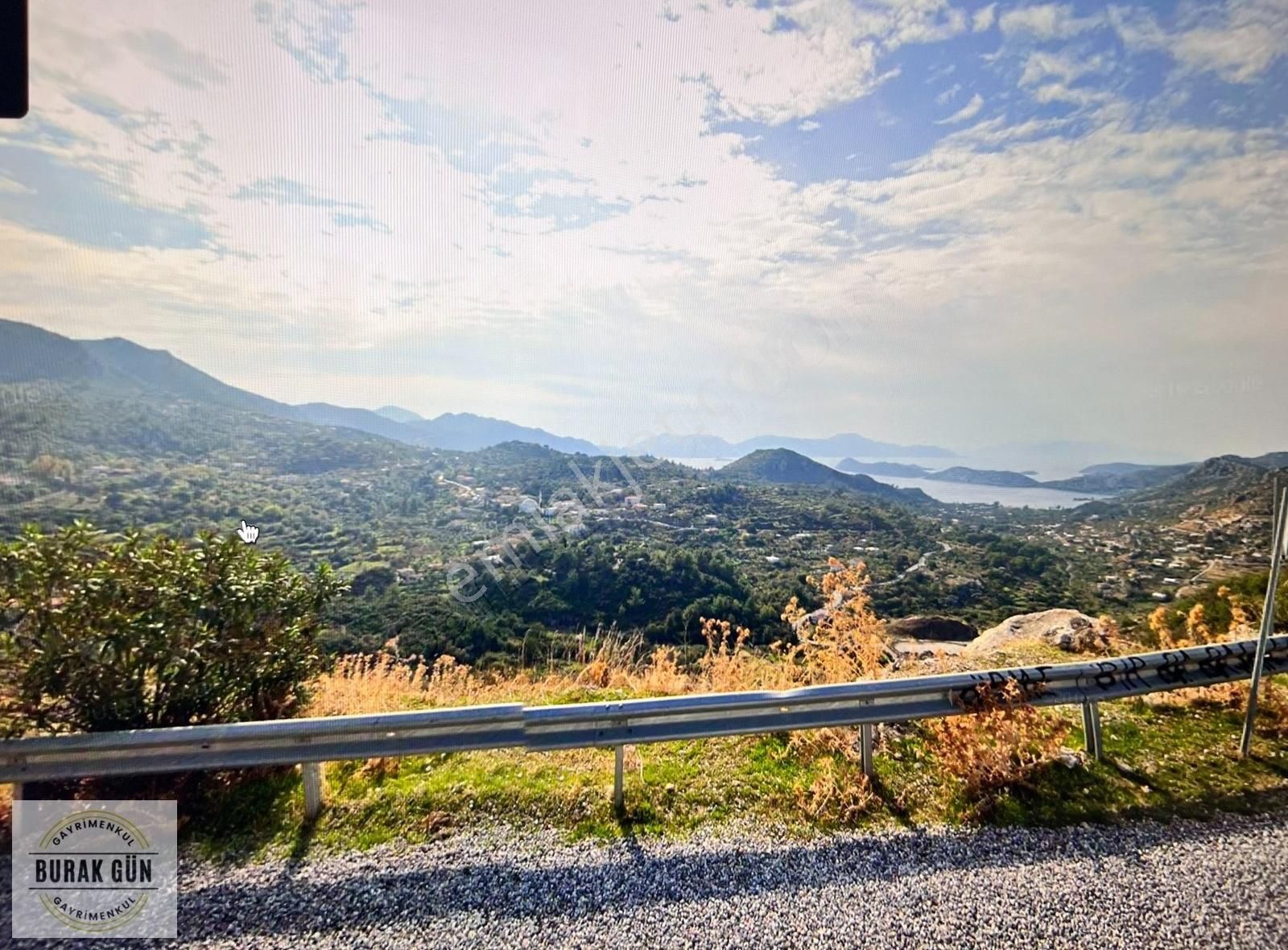 Marmaris Söğüt Satılık Tarla BURAK GÜN'den SÖĞÜT KÖYÜNDE ANA YOL ÜZERİ 508m2 SATILIK ARSA