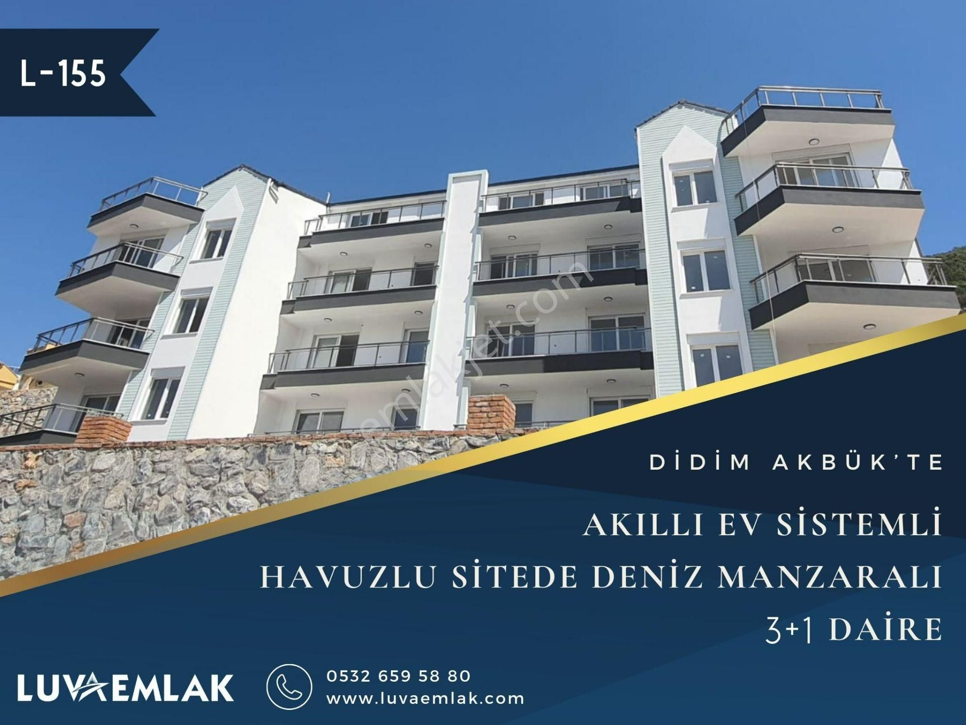 Didim Akbük Satılık Daire Didim Akbük Te Deniz Manzaralı 3+1 Dubleks Daire