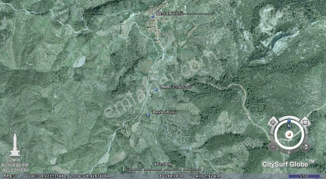 016-köy Kenarında Manzaralı Arazi - Görsel 13