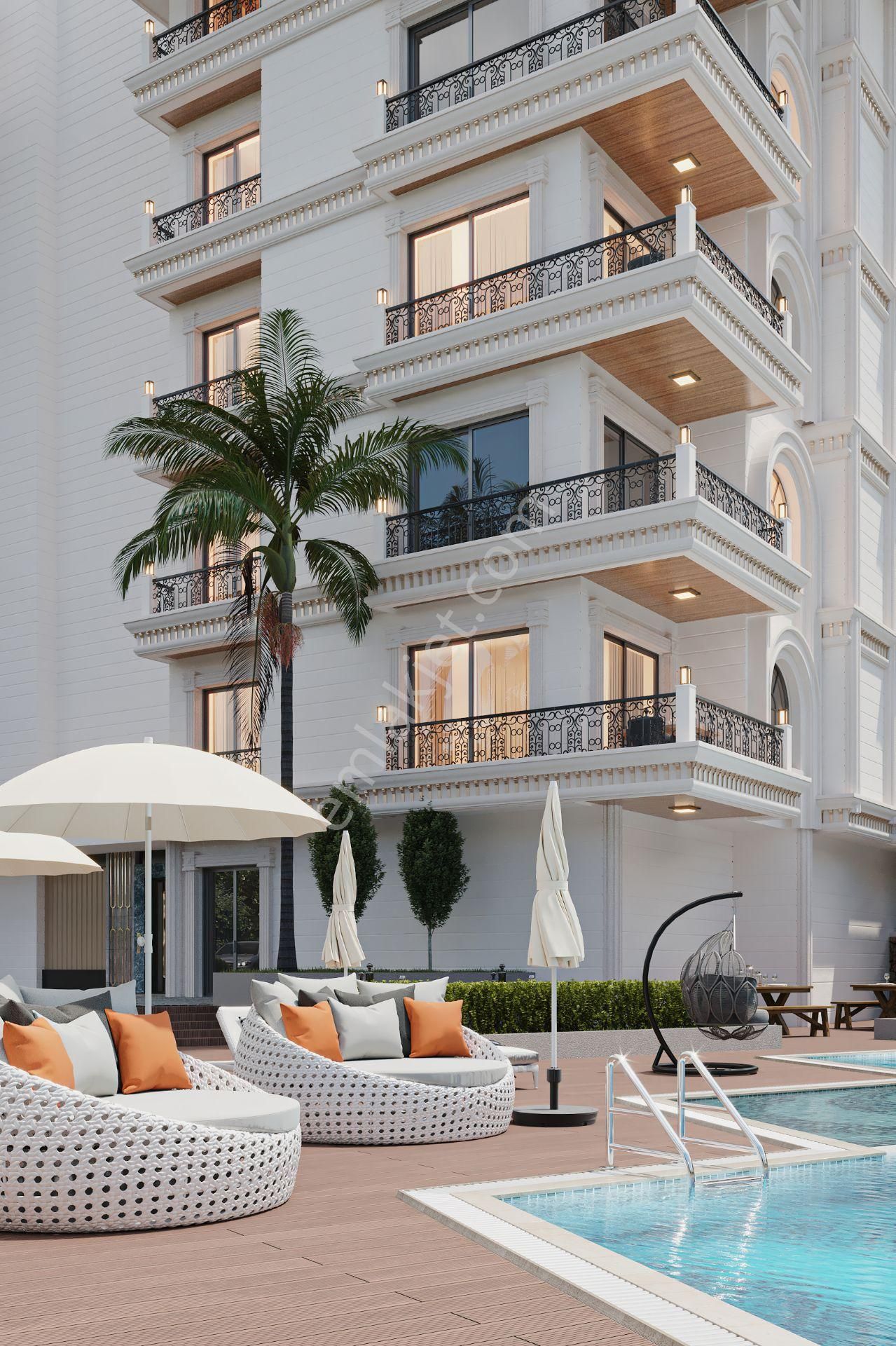 Alanya Tosmur Mare Life Sitesinde 1+1 Satılık Yeni Daire - Görsel 3