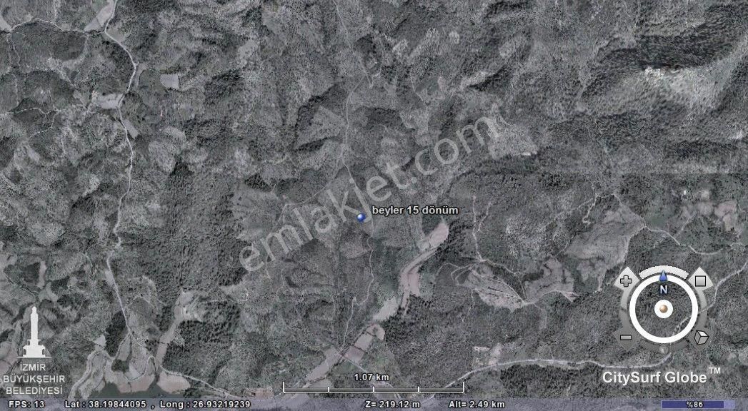 040-resmi Yola Cepheli Etrafı Tel İle Çevrili Bakımlı Zeytinlik - Görsel 3