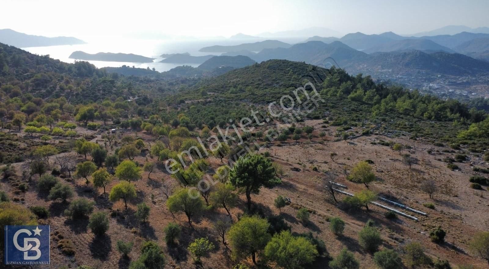 Marmaris Söğüt Satılık Tarla Marmaris Söğüt Köyünde Deniz ve Doğa Manzaralı Emsalsiz Arazi