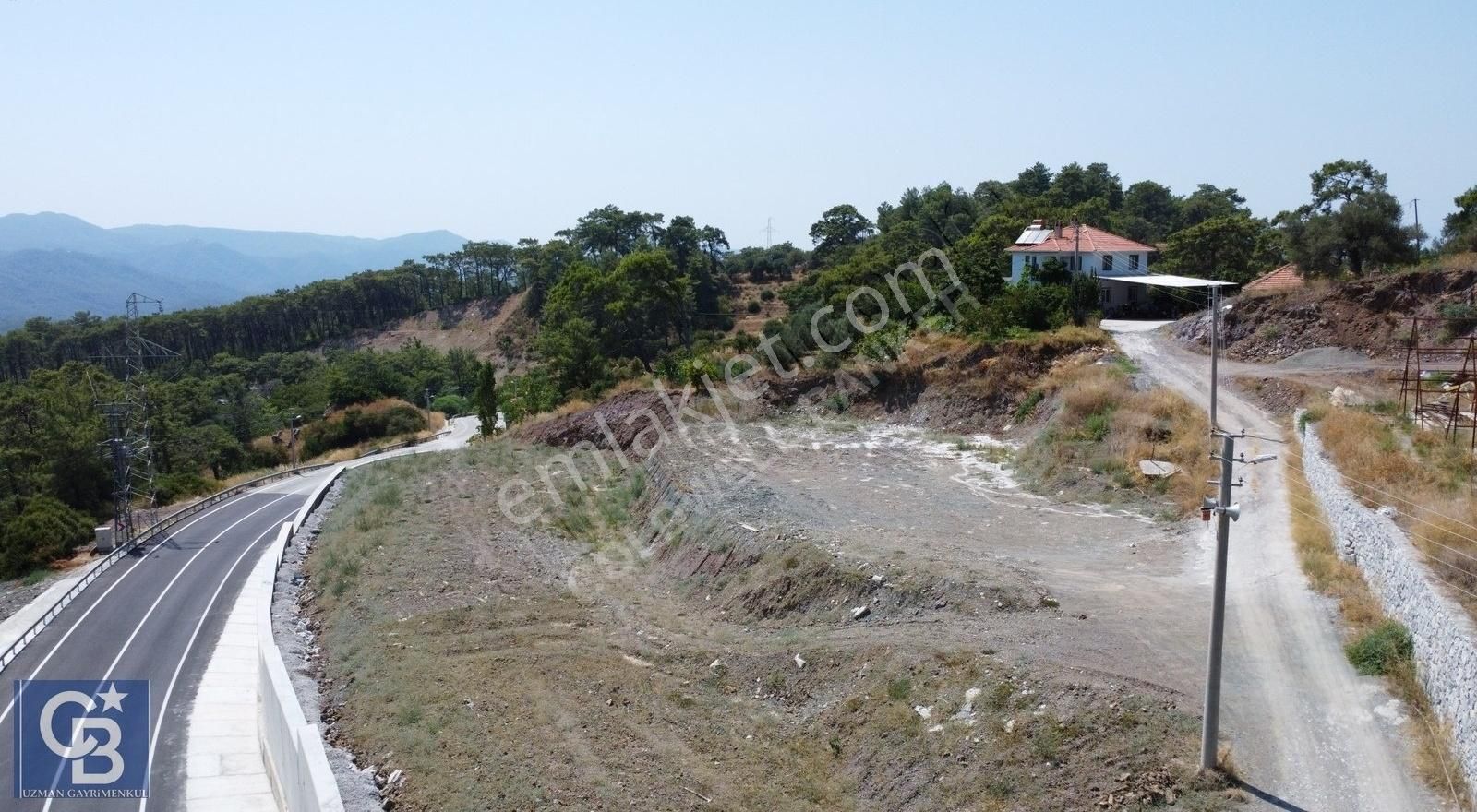 Marmaris Karaca Anayola Sıfır İstinat Duvar Yapılı 5.000 M2arazi - Görsel 10