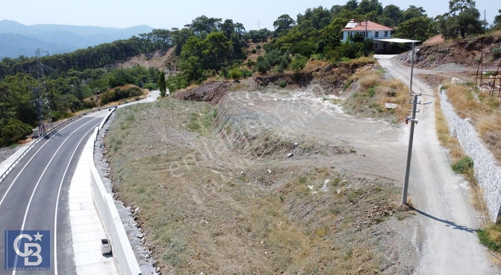 Marmaris Karaca Anayola Sıfır İstinat Duvar Yapılı 5.000 M2arazi - Görsel 11