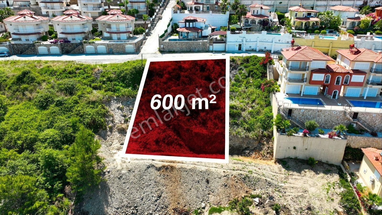 Alanya Mahmutlar Satılık Konut İmarlı ALANYAKARGICAK FIRSAT 600 M2 PANAROMİK MANZARA İMARLI VİLLA ARSA