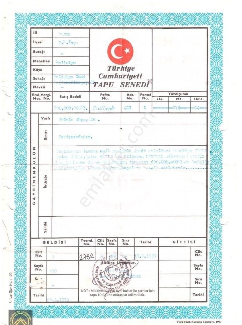 Mustafakemalpaşa Selimiye Satılık Daire MUSTAFAKEMALPAŞA SELİMİYE MAHALLESİNDE ÜZERİNDE MÜSTAKİL EV OLAN ARSA.