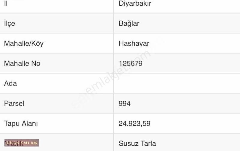 Bağlar Batıçanakçı Satılık Tarla ^^ARAS EMLAKTAN^^HASHAVAR İMARA SIFIR FIRSAT ARSA