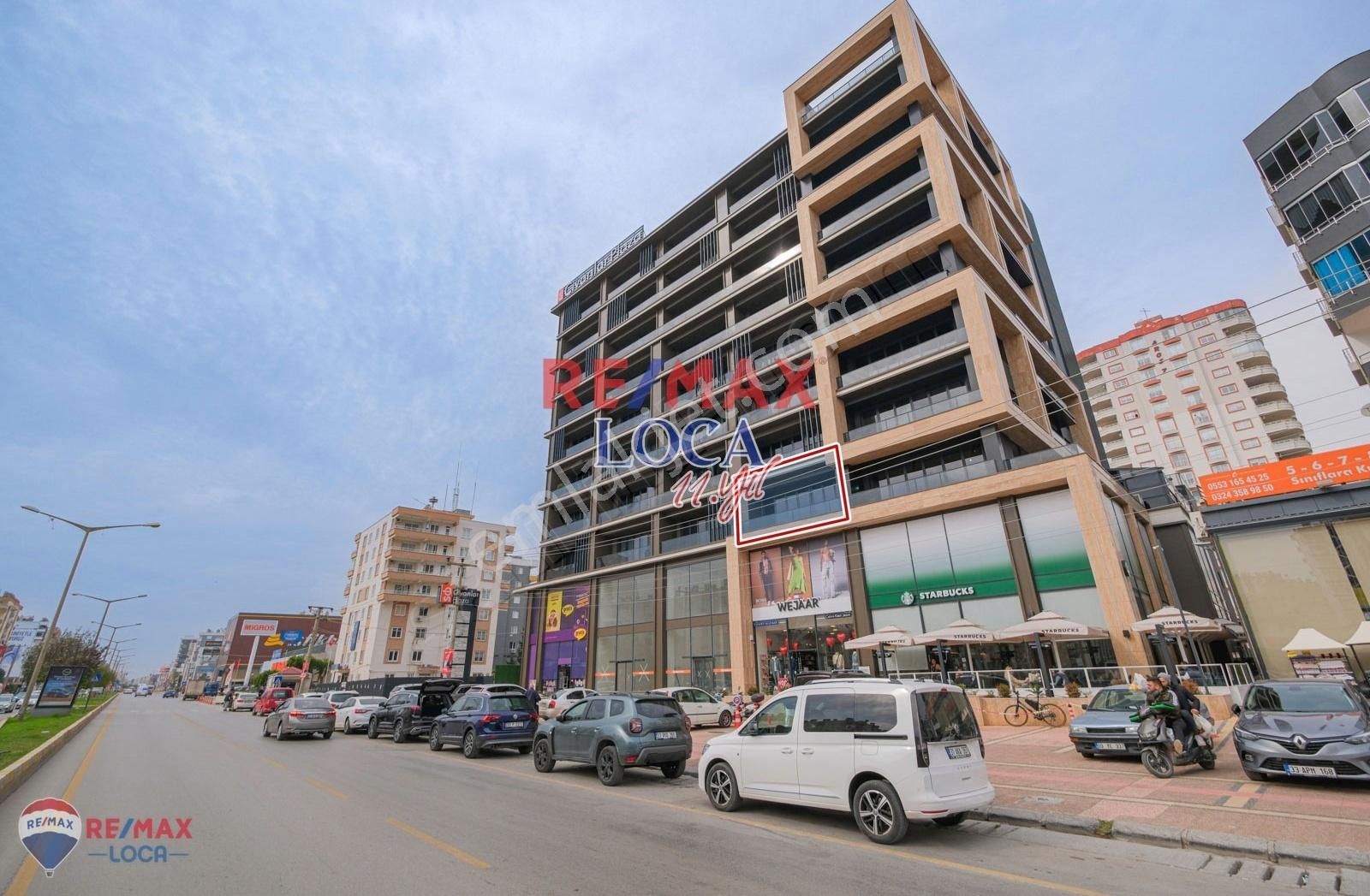 Mezitli Yeni Kiralık Ofis REMAX LOCA'DAN CİVANLAR PLAZA'DA MODERN 2+1 KİRALIK OFİS