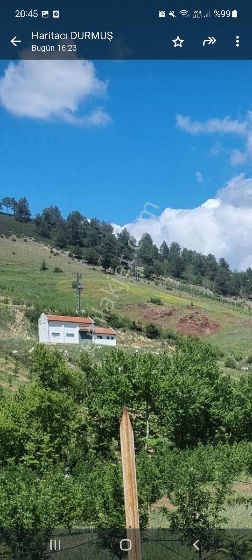 Eğirdir Akdoğan Köyü Satılık Bağ & Bahçe  Ihtiyaçtan satılık 3621 m.sulak arazi