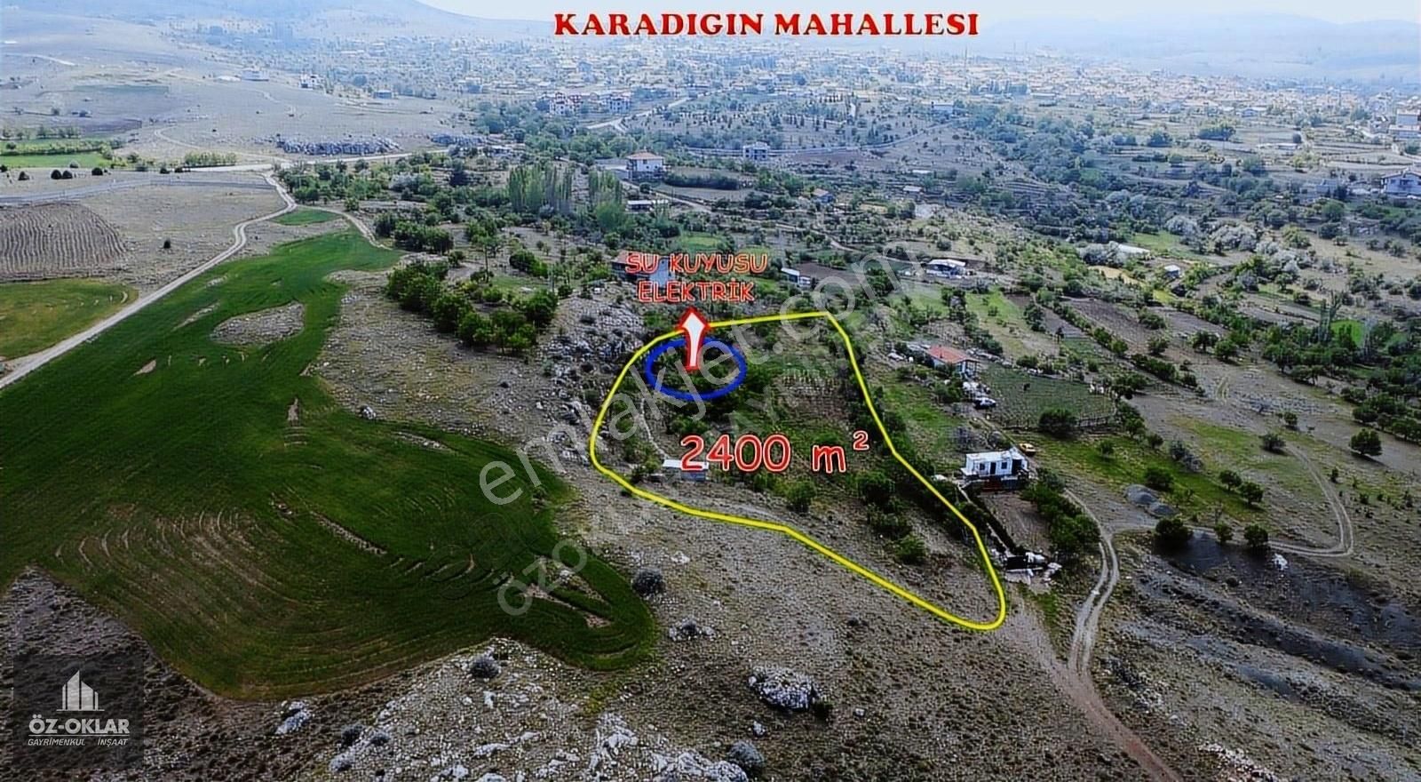 Meram Karadiğin Satılık Tarla ÖZOKLARDAN KARADİĞİNDE KÖY DİBİNDE ELEKTRİK SU EVİ OLAN BAHÇE