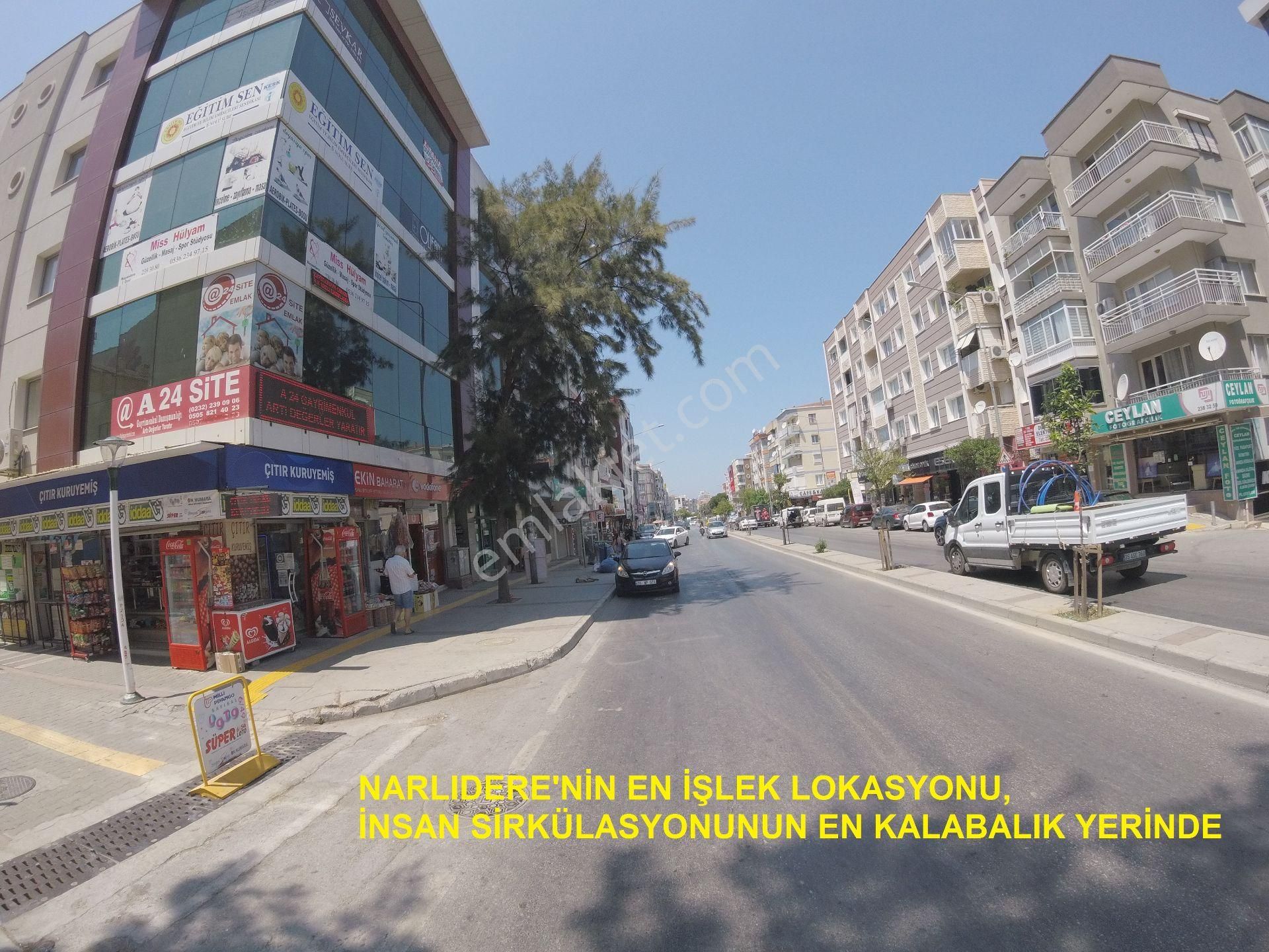 Narlıdere Çamtepe Kiralık Büro  Narlıderede Kiralık Lüx Büro Ofis İşyeri 81m² Ana Cadde Üzerinde 2,Kat Asansörlü