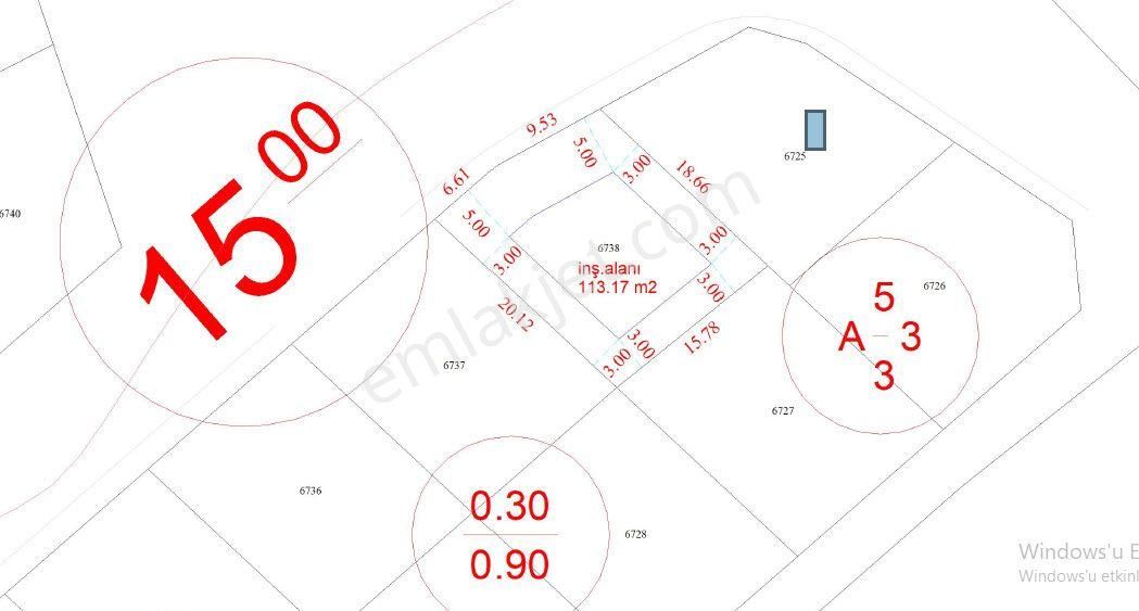 Süleymanpaşa Topağaç Satılık Villa İmarlı  DENİZ MANZARALI 3 KATLI İMARLI ARSA