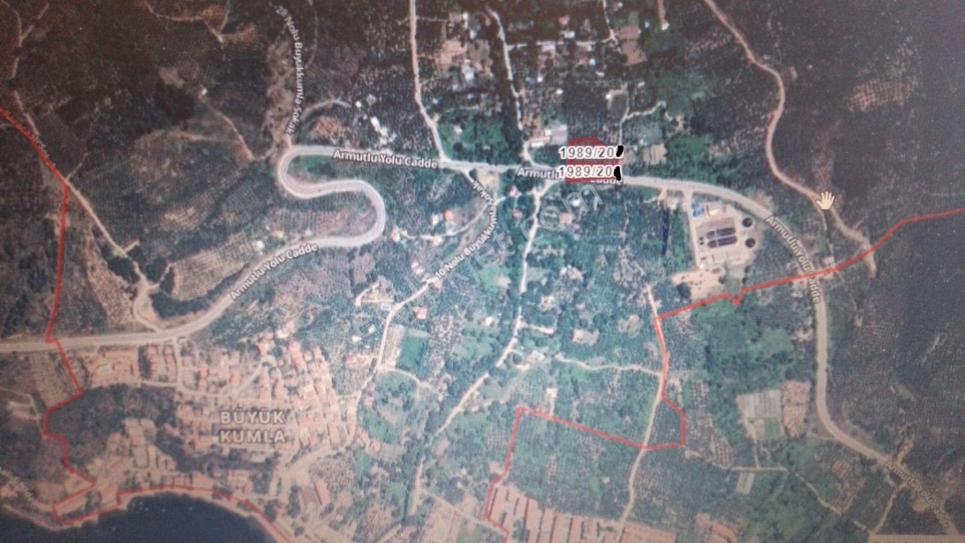Büyük Kumlada Satılık Zeytinlik 4580m2. Asfalta Cephe Elk.su Var - Görsel 3