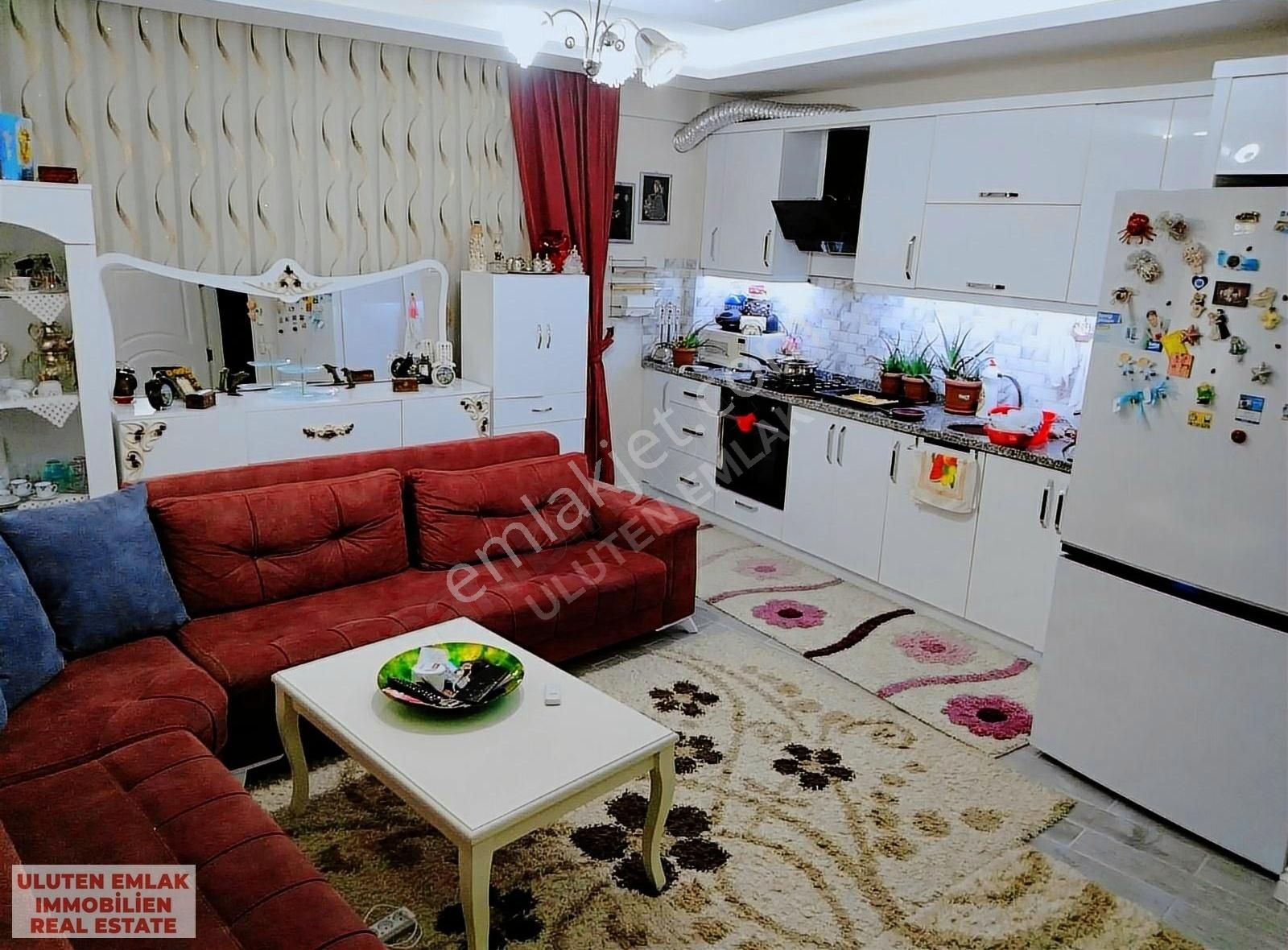 Manavgat Sarılar Satılık Daire ULUTEN EMLAKDAN SARILARDA SATILIK 1+1 YÜKSEK GİRİŞ DAİRE