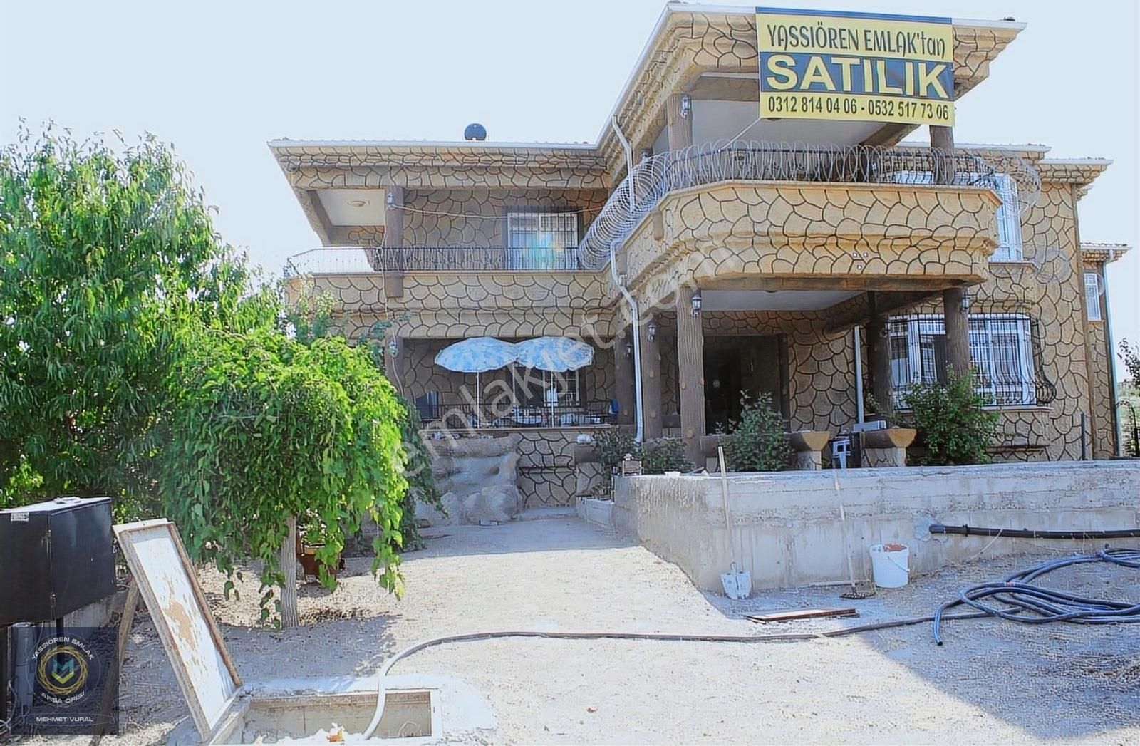 Kahramankazan Fatih Satılık Villa YASSIÖREN EMLAK'TAN SATILIK 350 M2 TABAN OTURUMLU 5+2 VİLLA
