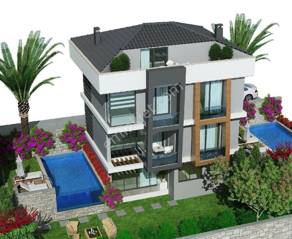 Muğla Milas Güllükte Satılık Tam Müstakil Full Deniz Manzaralı Villa - Görsel 2