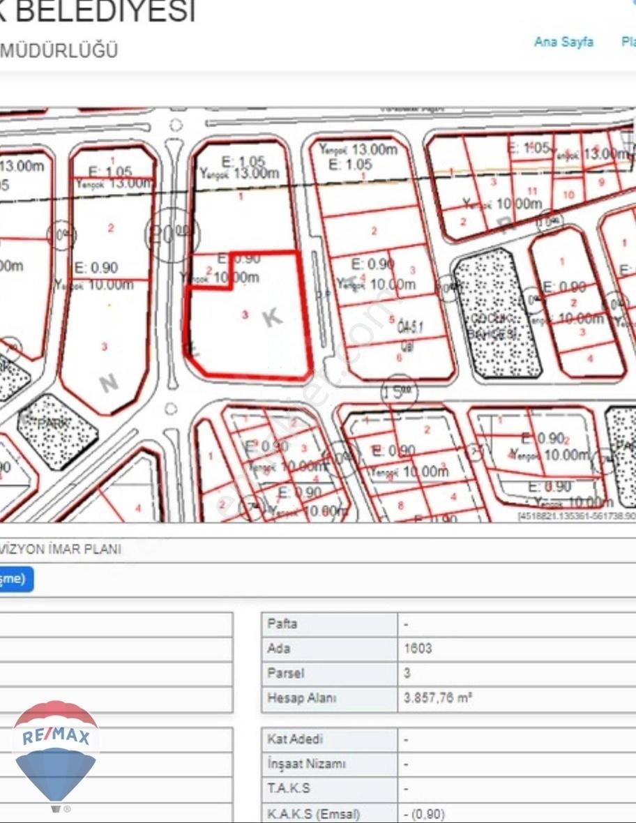 Hendek Rasimpaşa Satılık Konut İmarlı AÇIKLAMAYI OKU !!! HENDEK RASİMPAŞA MH. 3.857 M2 İMARLI ARSA