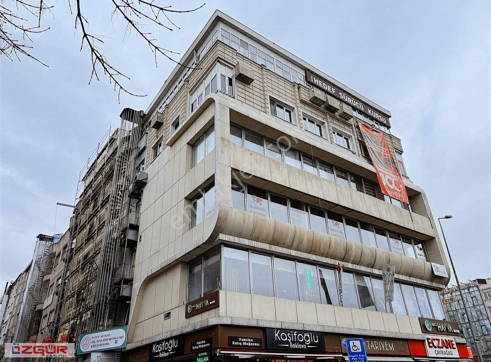 Melikgazi Hunat Kiralık Ofis ÖZGÜR'DEN HUNAT MAH KİRALIK 154M² OFİS