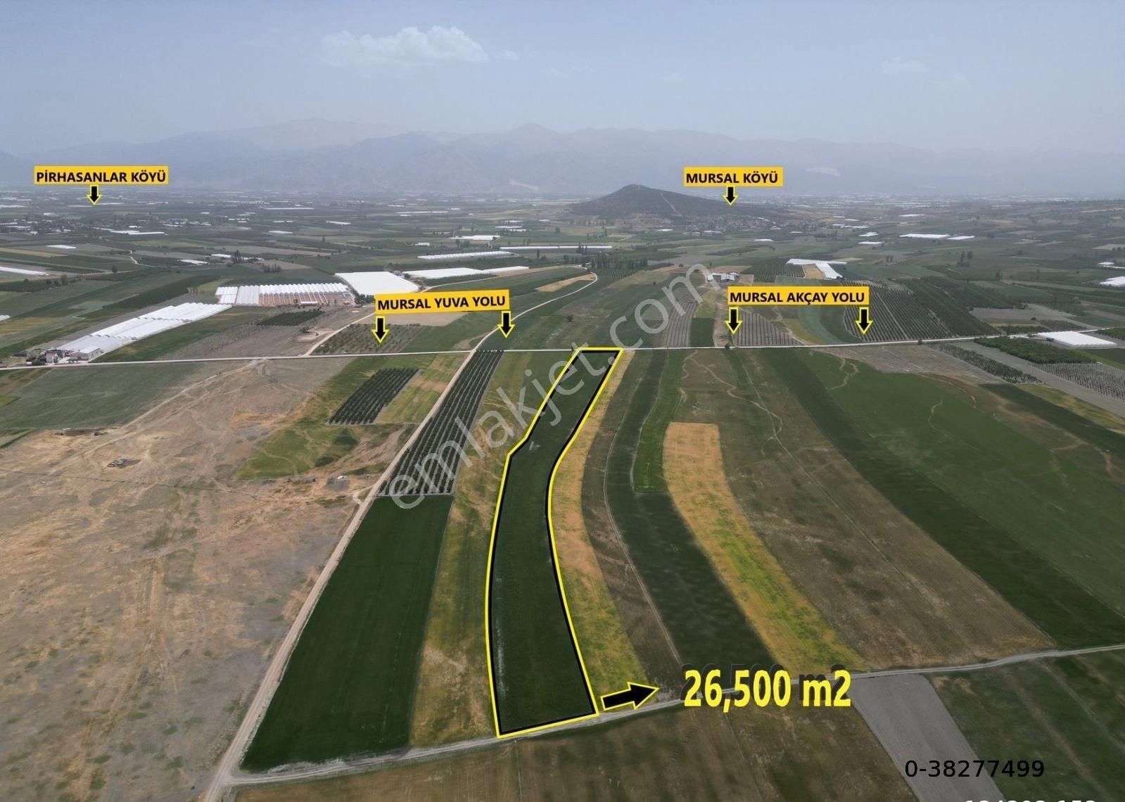 Elmalı Tavullar Satılık Tarla ELMALI TAVULLAR MAH.SERA VE HER TÜRLÜ TARIMA UYGUN ASFALTA SIFIR 26.500 m² TARLA SATILIKTIR