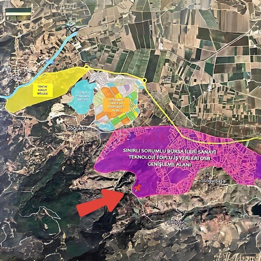 İnegöl Karagölet Satılık Tarla  PLAN ALANINDA KAÇIRILMAYACAK FIRSAT