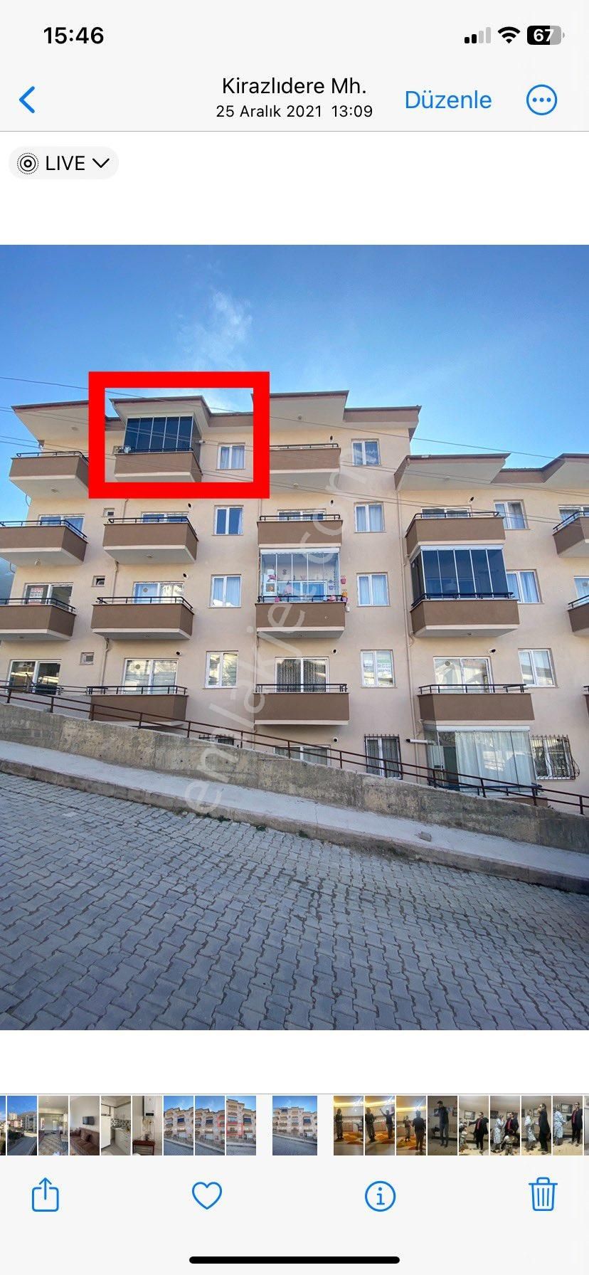 Amasya Merkez Kirazlıdere Kiralık Daire AMASYA MERKEZ KİRAZLIDERE MAH.KİRALIK EŞYALI 1+1 DAİRE