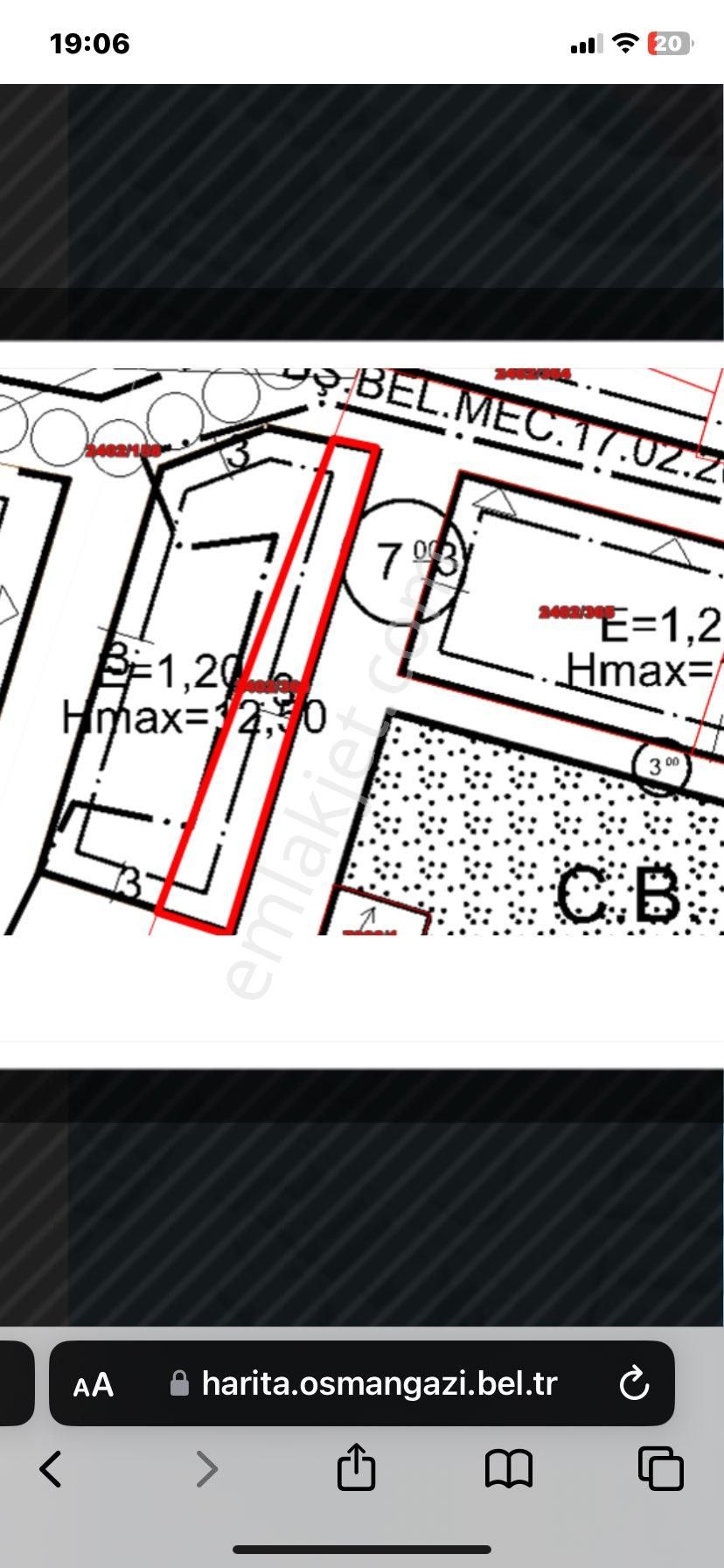 Bursa Osmangazi Sırameşelerde Acil Arsa