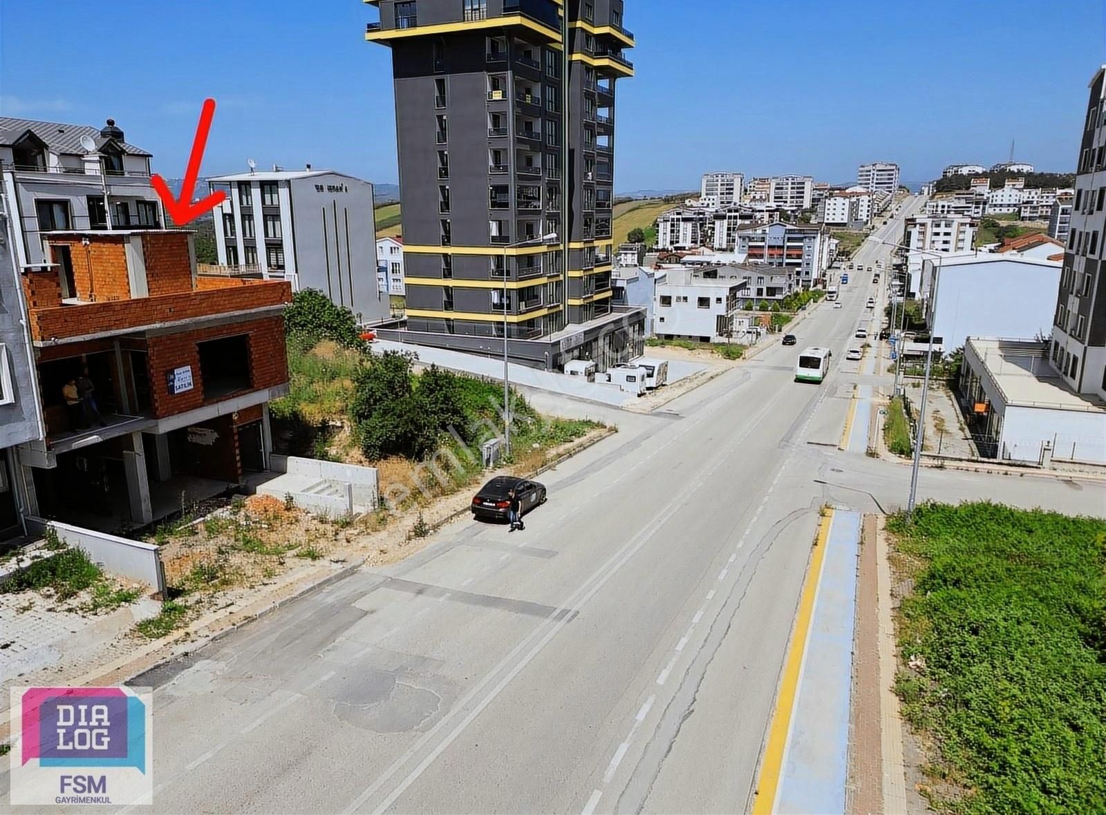 Osmangazi Güneştepe Satılık Bina DİALOG FSM DEN CADDE ÜZERİ 2 DÜKKAN 1 DAİRE BİNA PROJELİ YAPILDI