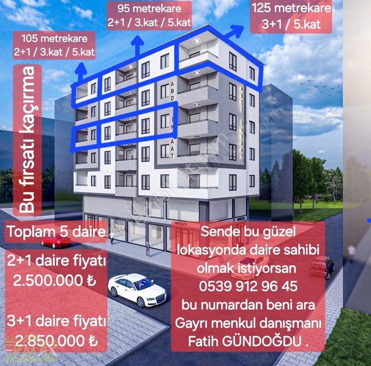 Araklı Merkez Satılık Daire ERMAX'DAN ARAKLI DA SATILIK SIFIR DAİRE