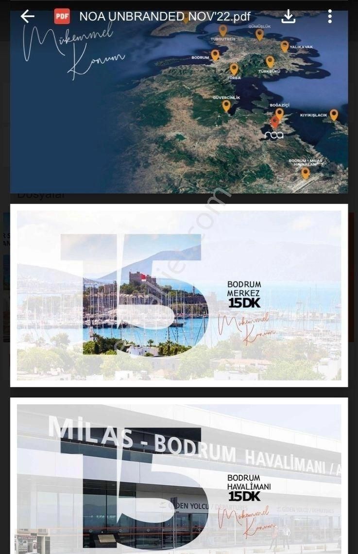 Milas Boğaziçi Satılık Villa BODRUM YATIRIM DEĞERİ EN YÜKSEK LOKASYONLARIN'DAN ADABÜKÜN'DE SATILIK GÖL MANZARALI 2+1 İKİZ VİLLA '