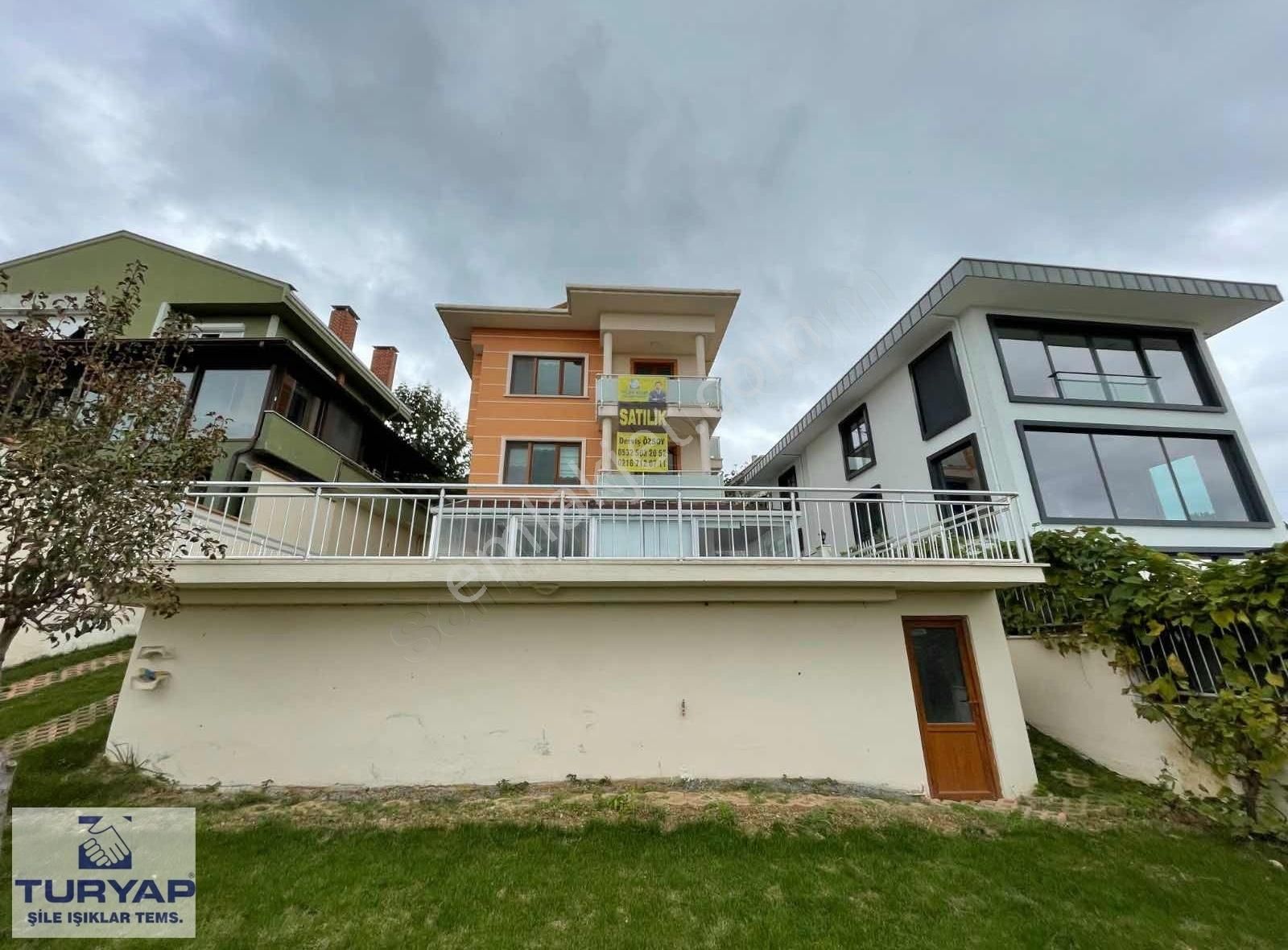 Şile Çavuş Satılık Villa TURYAP TAN Satılık Deniz manzaralı 8 oda 3 salon villa.