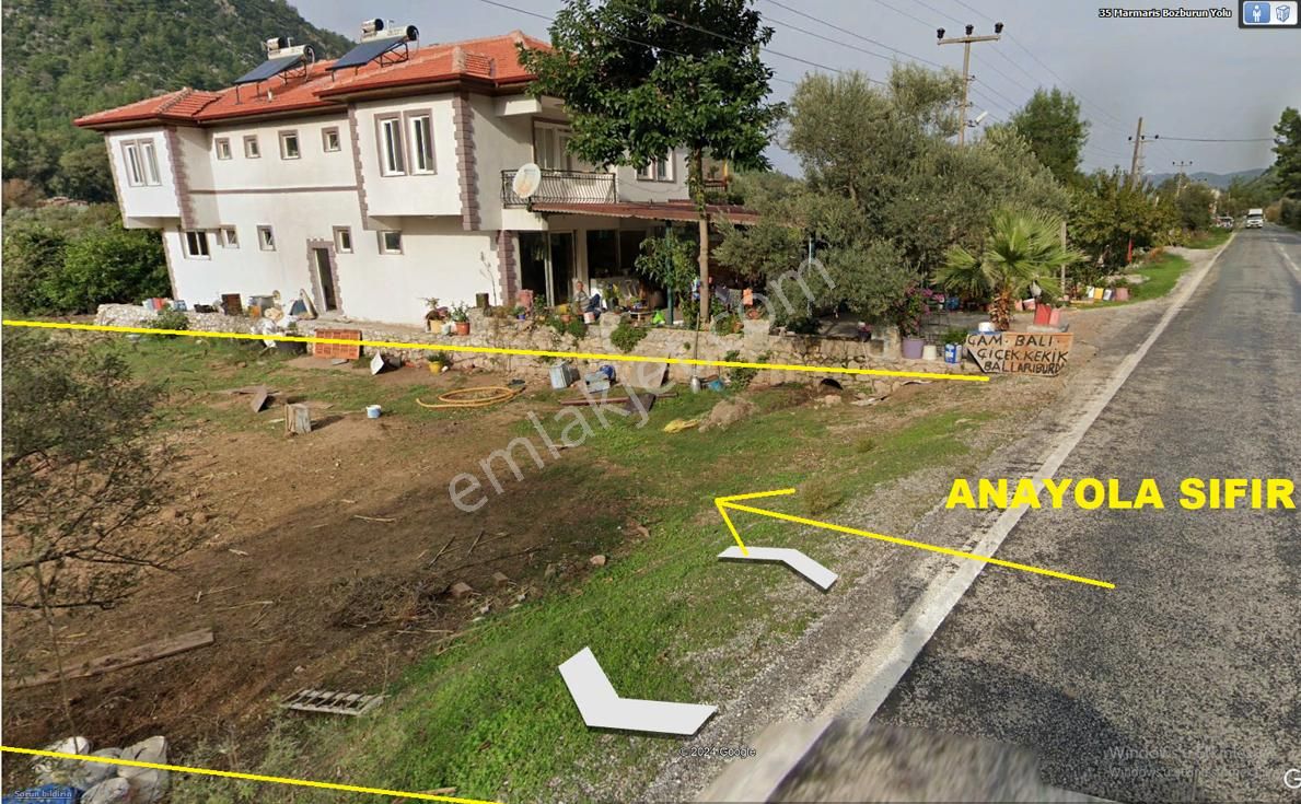 Turgutköy'de Marmaris-selimiye Anayola Sıfır 1.235m2 Kupon Arazi - Görsel 7