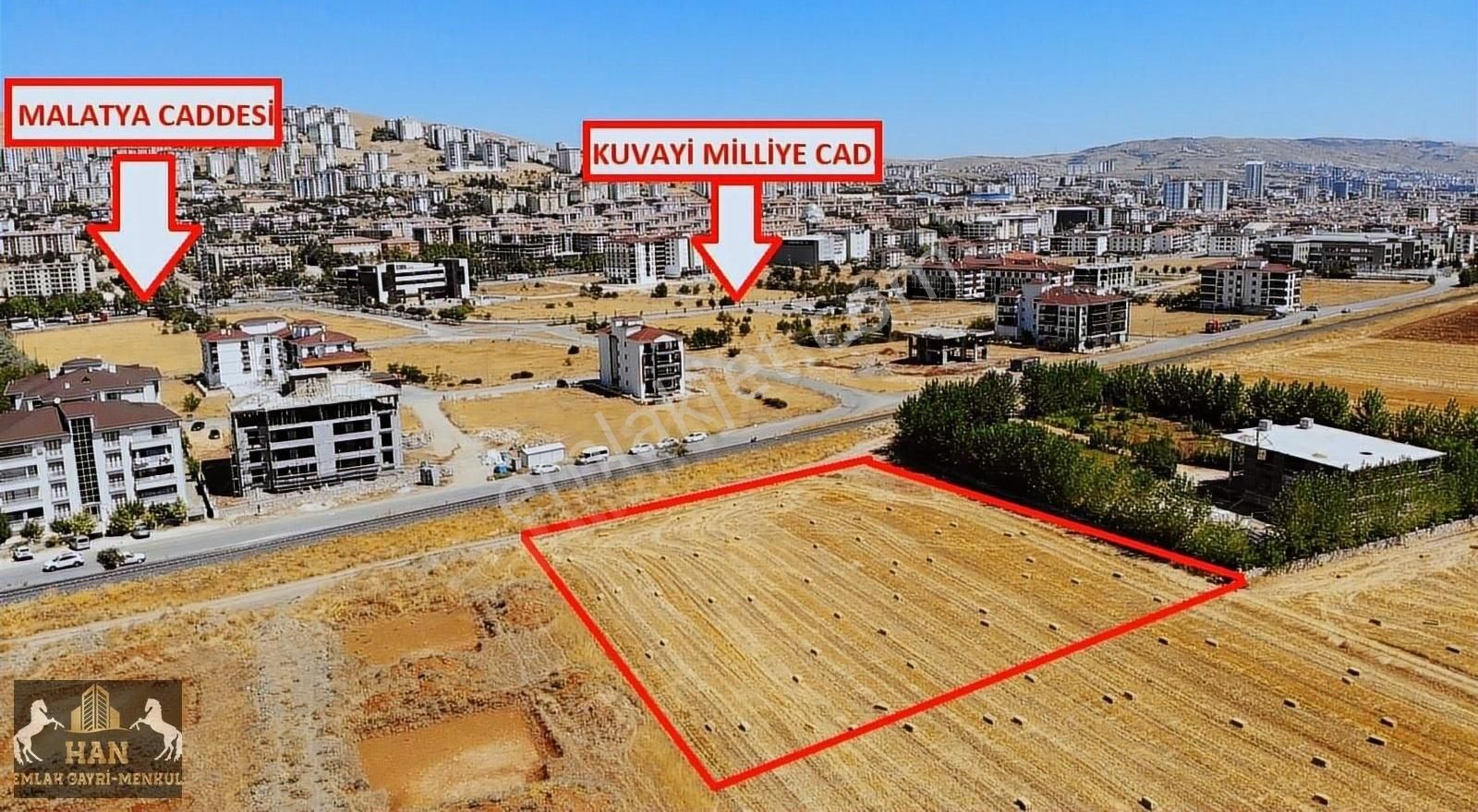 Elazığ Merkez Ataşehir Satılık Villa İmarlı HAN EMLAKTAN SATILIK VİLLA ARSASI