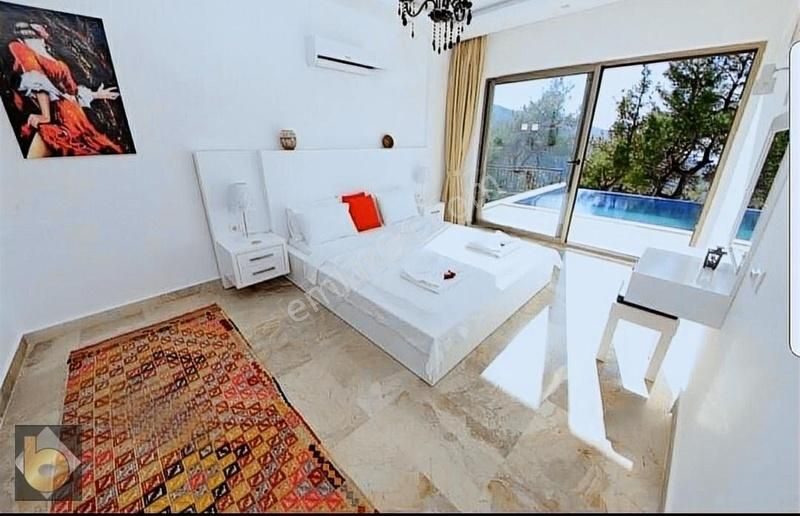 Kaş Kalkan İslamlar Da Deniz Manzaralı 3+1 Satılık Müstakil Vill - Görsel 5