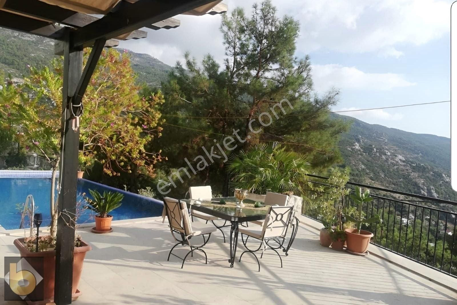 Kaş Kalkan İslamlar Da Deniz Manzaralı 3+1 Satılık Müstakil Vill - Görsel 30