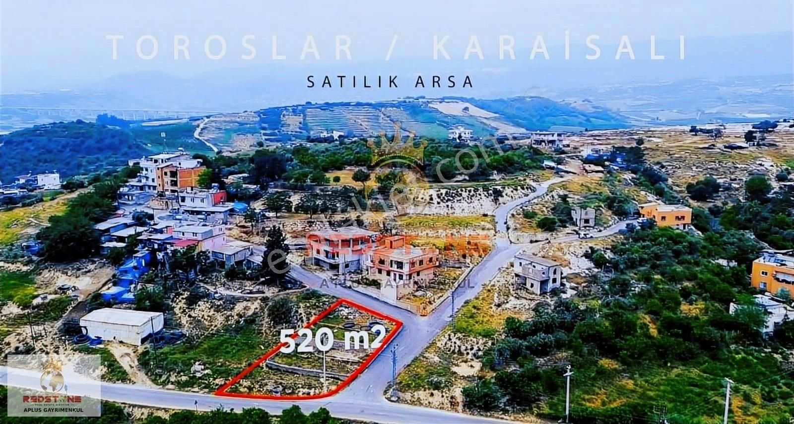 Toroslar Karaisalı Satılık Villa İmarlı A PLUS'DAN TORSLAR KARAİSALI'DE 520 M2 SATILIK ARSA