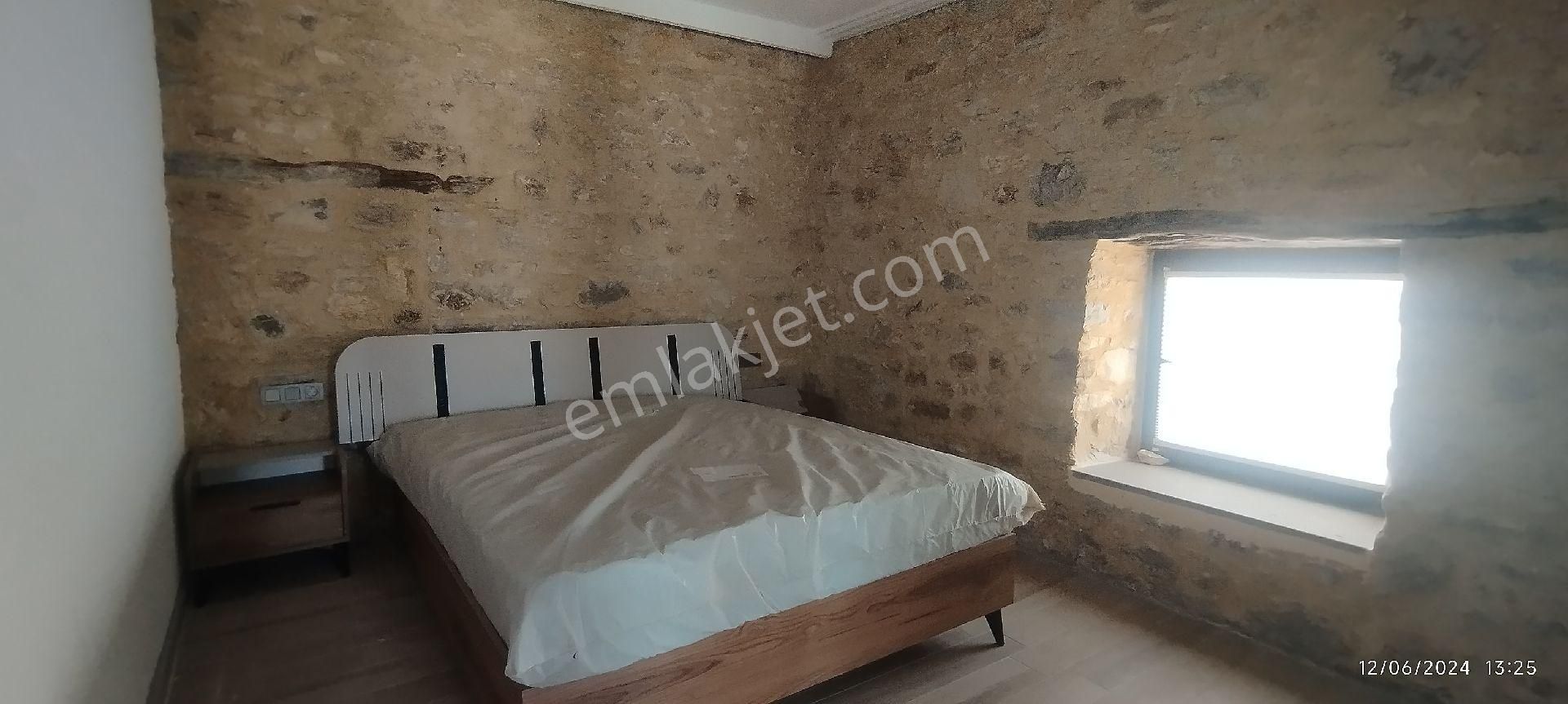 Bodrum Çamlık Kiralık Köy Evi Bodrum Çamlık MH tek katlı yıllık kiralık aylık ödeme taş ev