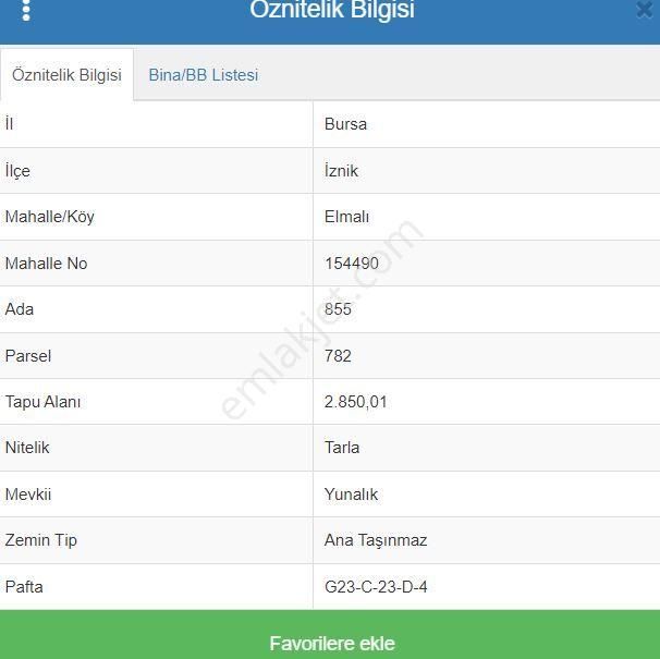 2850 M2 Çok Güzel Tarla %50 Peşin %50 12 Ay Taksit