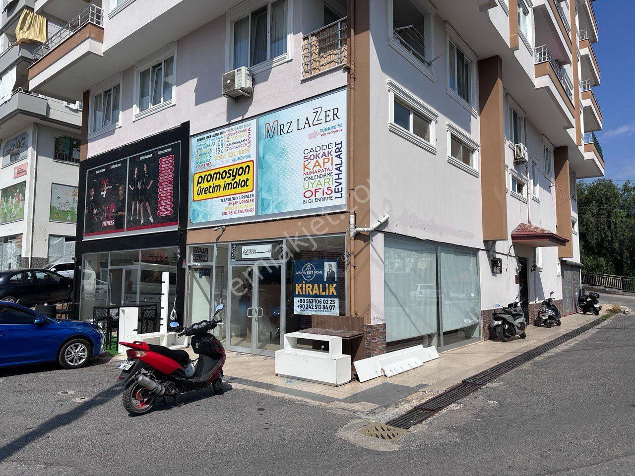 Alanya Fığla Kiralık Dükkan & Mağaza  ESKİ HASTANE MEVKİ CADDE ÜSTÜ 2 KATLI 160 m2 KİRALIK KÖŞE DÜKKAN