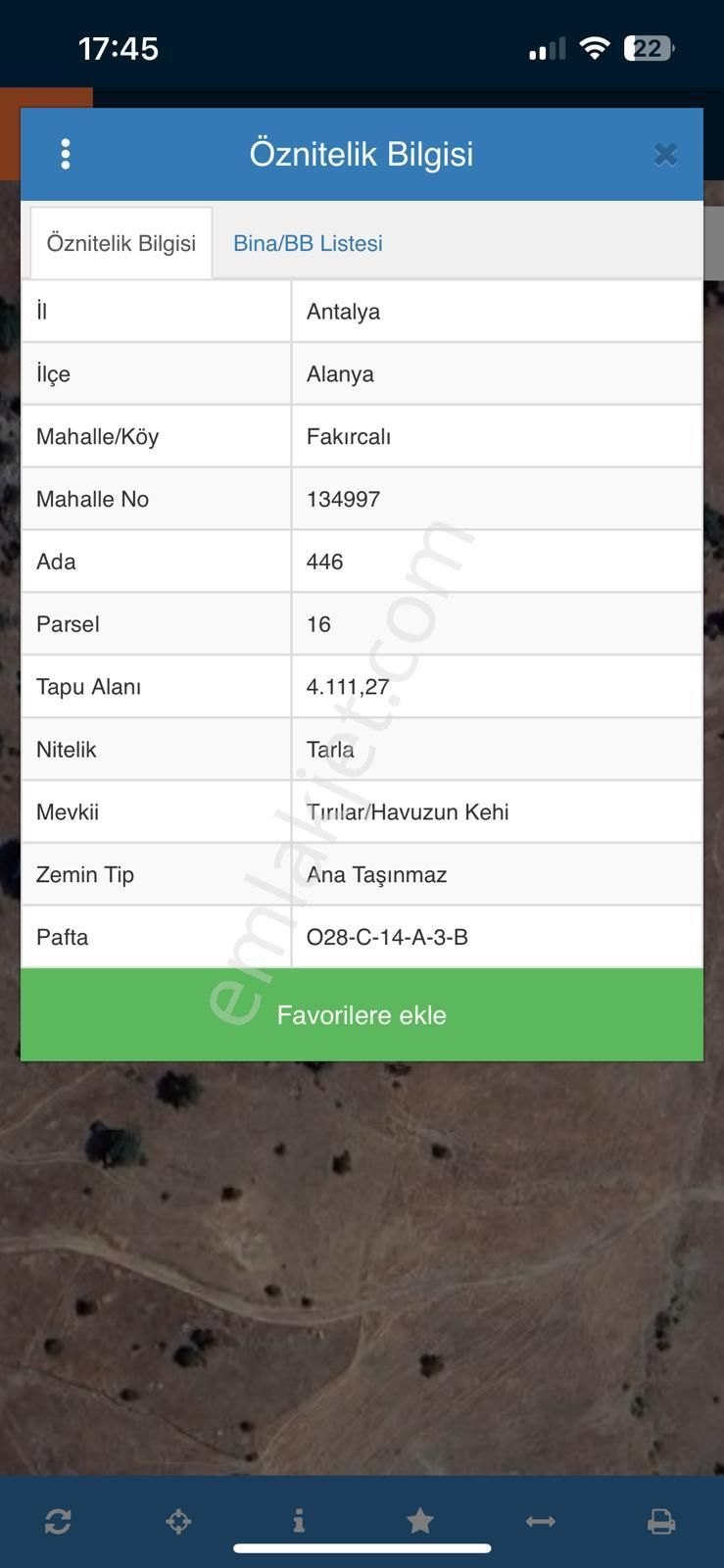 Alanya Fakırcalı Tırılar Da Sorunsuz 4,111 M Tarla - Görsel 2