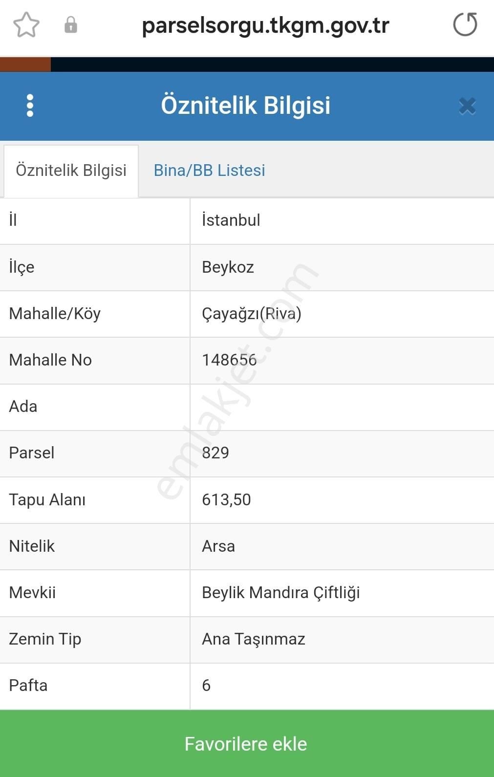 Beykoz Riva Satılık Konut İmarlı Beykoz,riva,çayağzı'nda Denize 300mt Mesafede 614m2 Köşe Parsel%